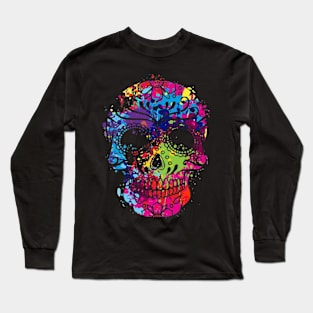 Sugar Skull Day of the Dead Long Sleeve T-Shirt